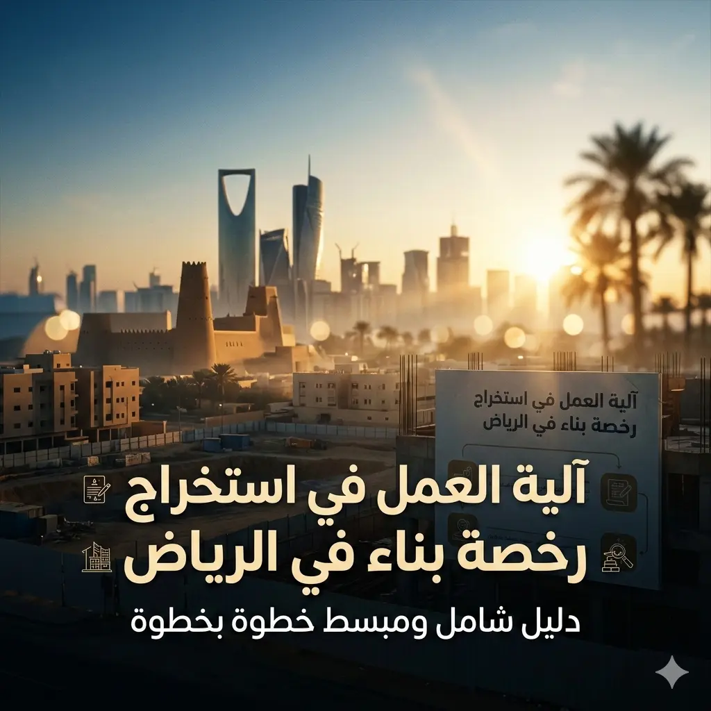 استخراج رخصة بناء في الرياض